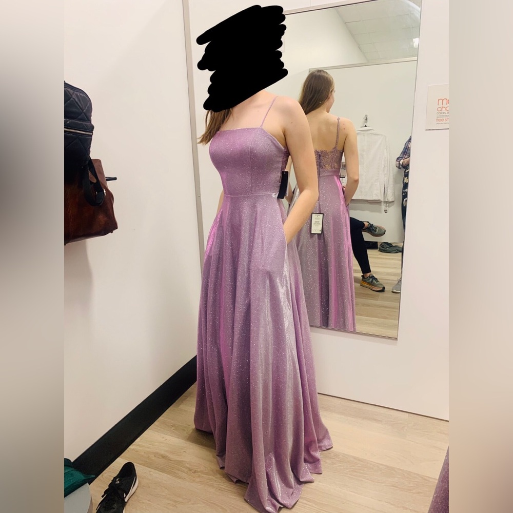 Purple prom dress